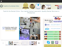 Tablet Screenshot of dentist-manila.com